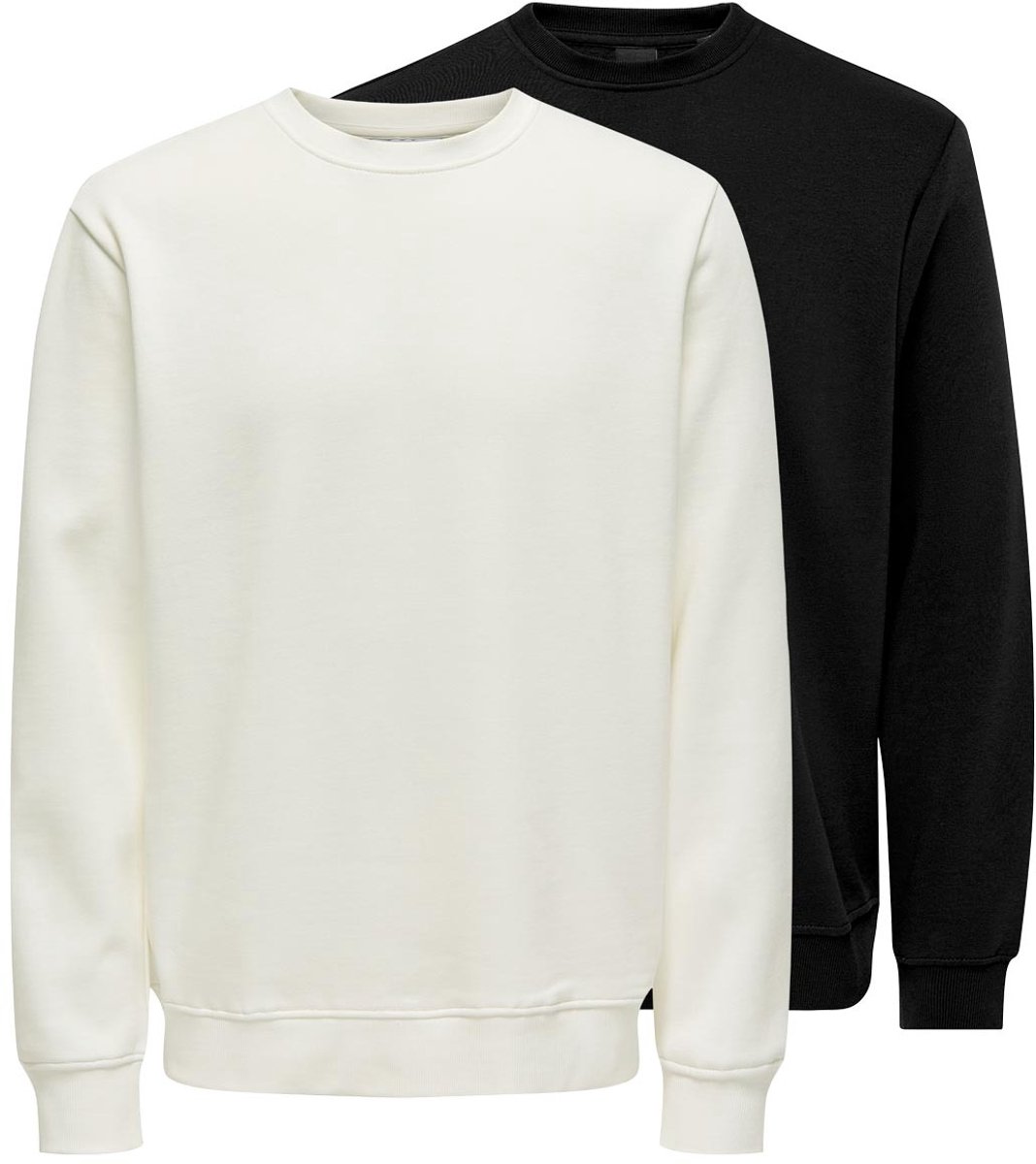 Only & Sons Heren sweatshirt 2 pack Connor