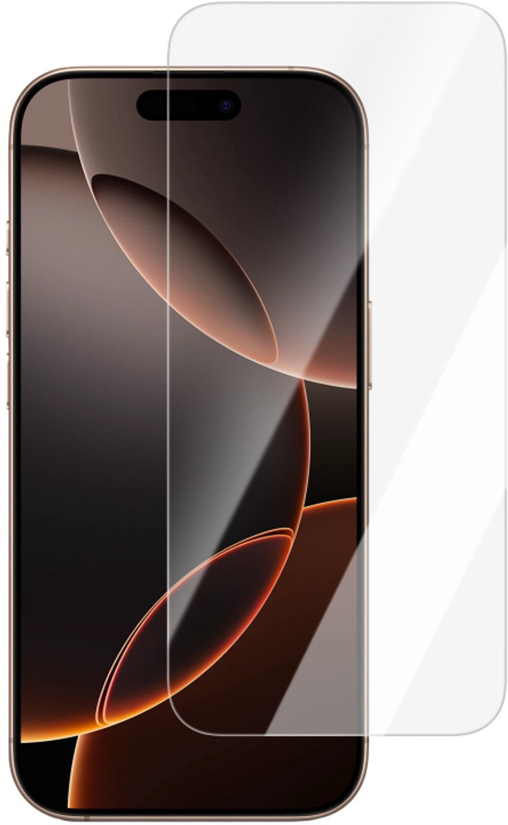 Tolerate iphone 16 pro/17/ 17 pro ED600242 scherm- & rugbeschermer voor mobiele telefoons Doorzichtige schermbeschermer Apple
