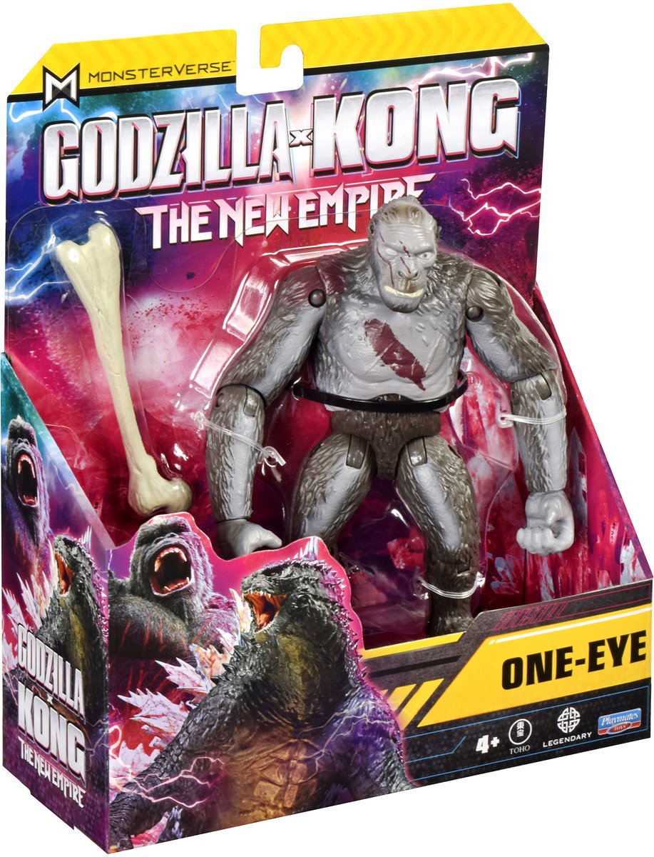 Playmates Godzilla x Kong: The New Empire Action Figure One Eye 15 cm Action Figuur — cadeau in Spellen & Speelgoed - foto 6