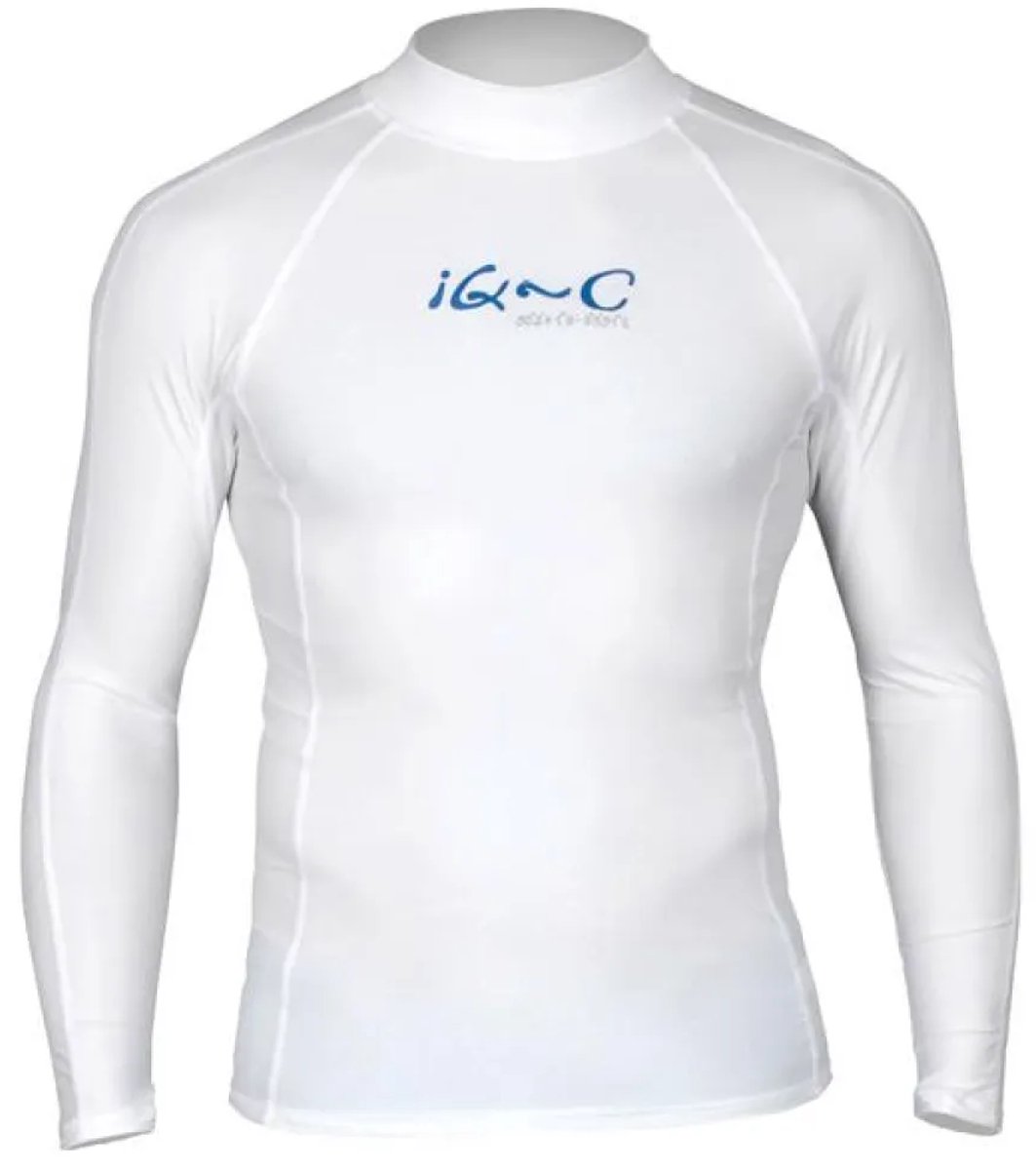 Iq-uv Uv 300 Watersport Rashguard Met Lange Mouwen Wit XS Man