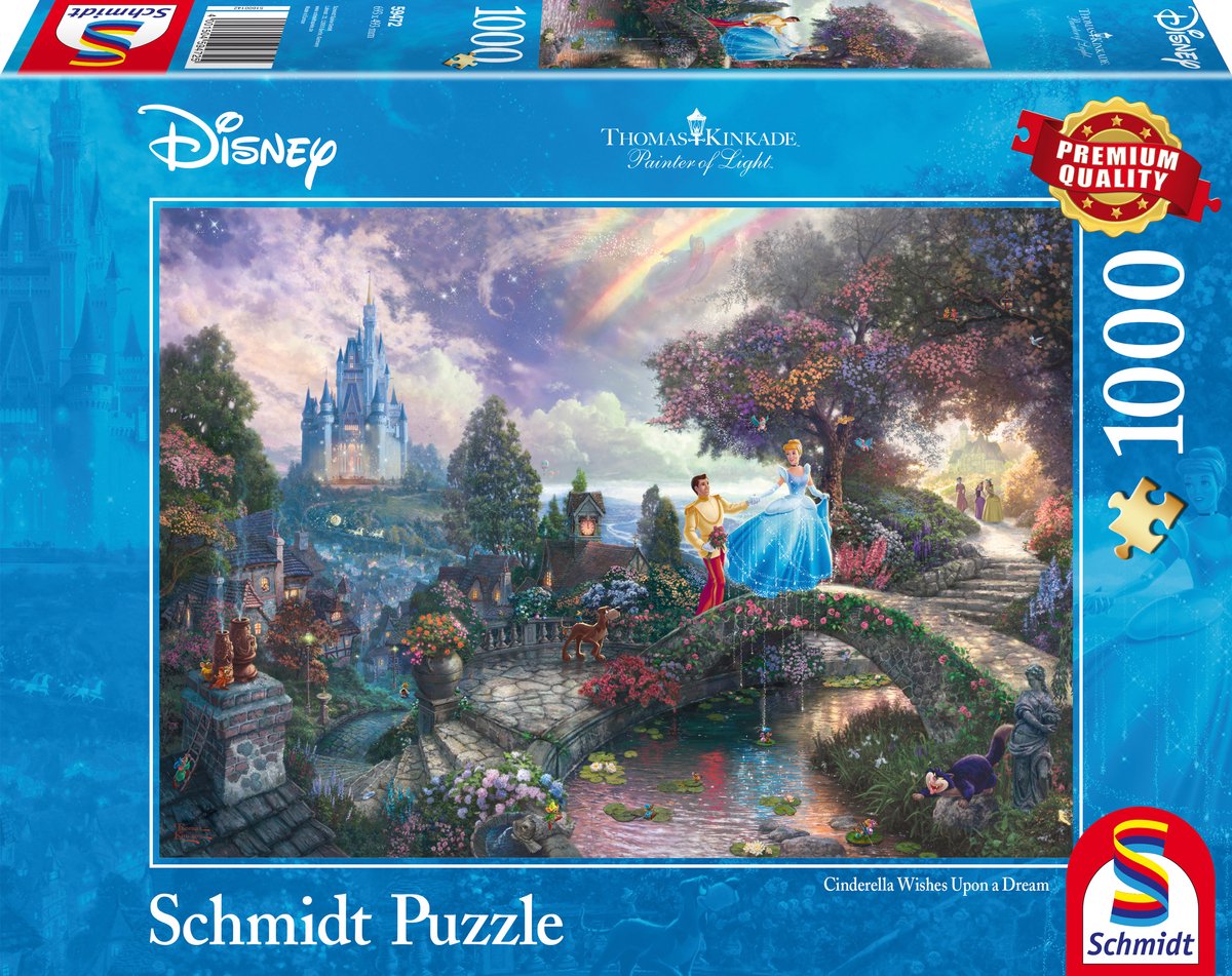 Schmidt Disney Princess - Cinderella/Assepoester Puzzel - 1000 stukjes — afbeelding 5