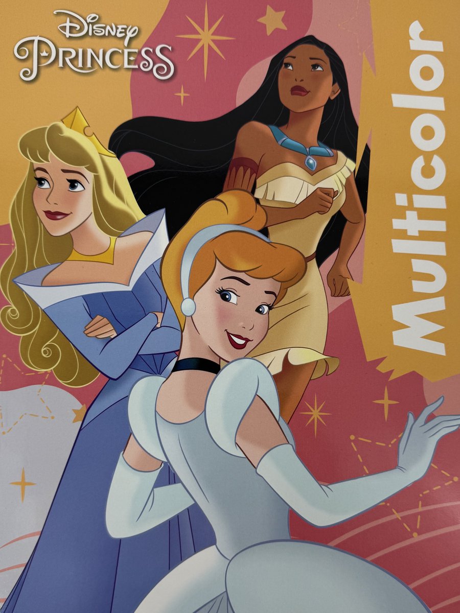 Multicolor - Disney Princess - Kleurboek - Prinsessen - Assepoester - Pocahontas - Aurora - 32 Pagina's - 17 Kleurplaten en 17 Voorbeelden - Creatief - Knutselen - Uitermate Geschikt voor Kleurpotloden en Wasco