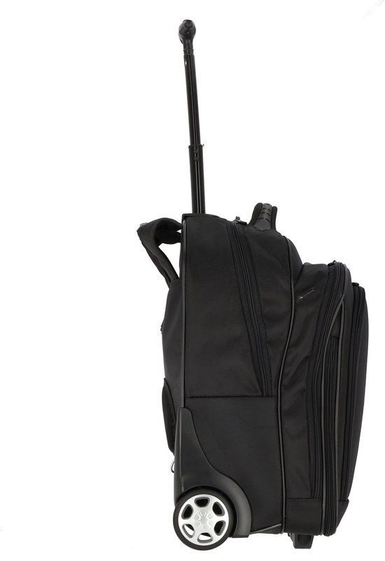 Dermata Trolley Sac à dos Nylon 3444NY Zwart