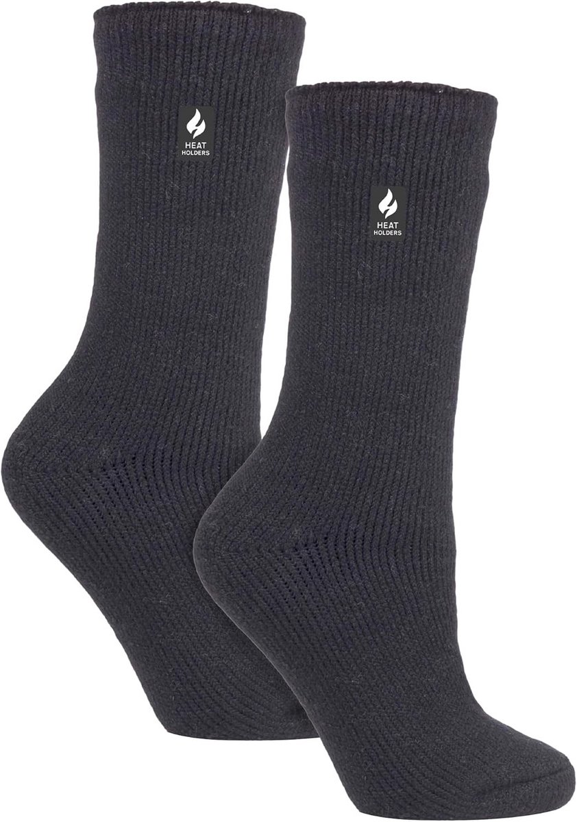 Thermische Dames Sokken 2-Pack - Warme Wintersokken - Winter Sokken Droge Voeten - Vochtafvoerend - TOG 2.3 - Maten 4-8 - Zacht & Comfortabel - Perfect voor Casual & Formele Kleding
