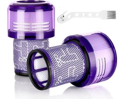 Vervangingsfilters voor de Dyson V12 stofzuiger, 2 stuks, wasbare HEPA-filters, geschikt voor de paarse filters van de Dyson V12 stofzuiger.