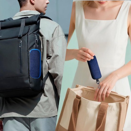 YIMETOP Brillenkoker hardcase 3 stuks, denim zonnebril, etui met ritssluiting en karabijnhaak, inclusief 3 reinigingsdoekjes, draagbare brillendoos voor heren en dames, ideaal voor op reis