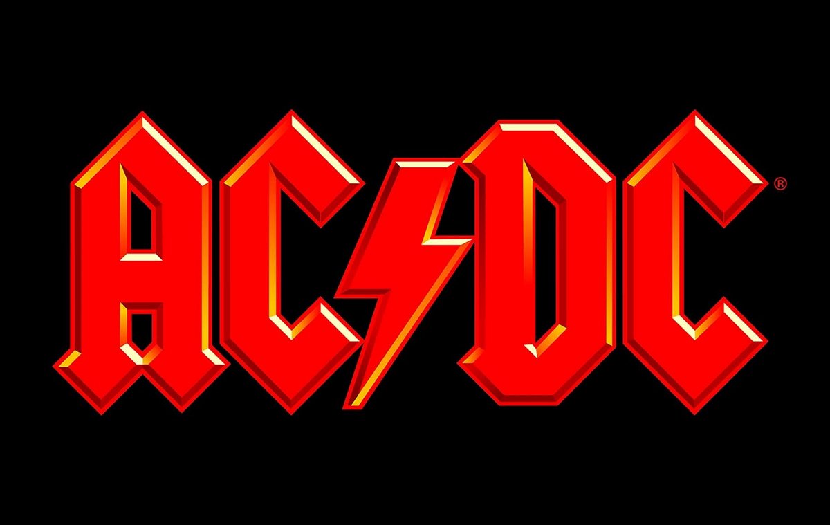 Ontbijtbordje van AC/DC, zwart, 23,3 x 14,4 cm
