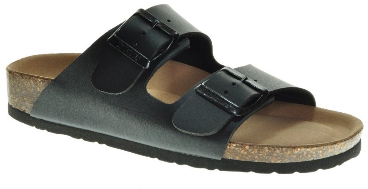 Zwarte Slipper Tweeband Bionatura maat 45