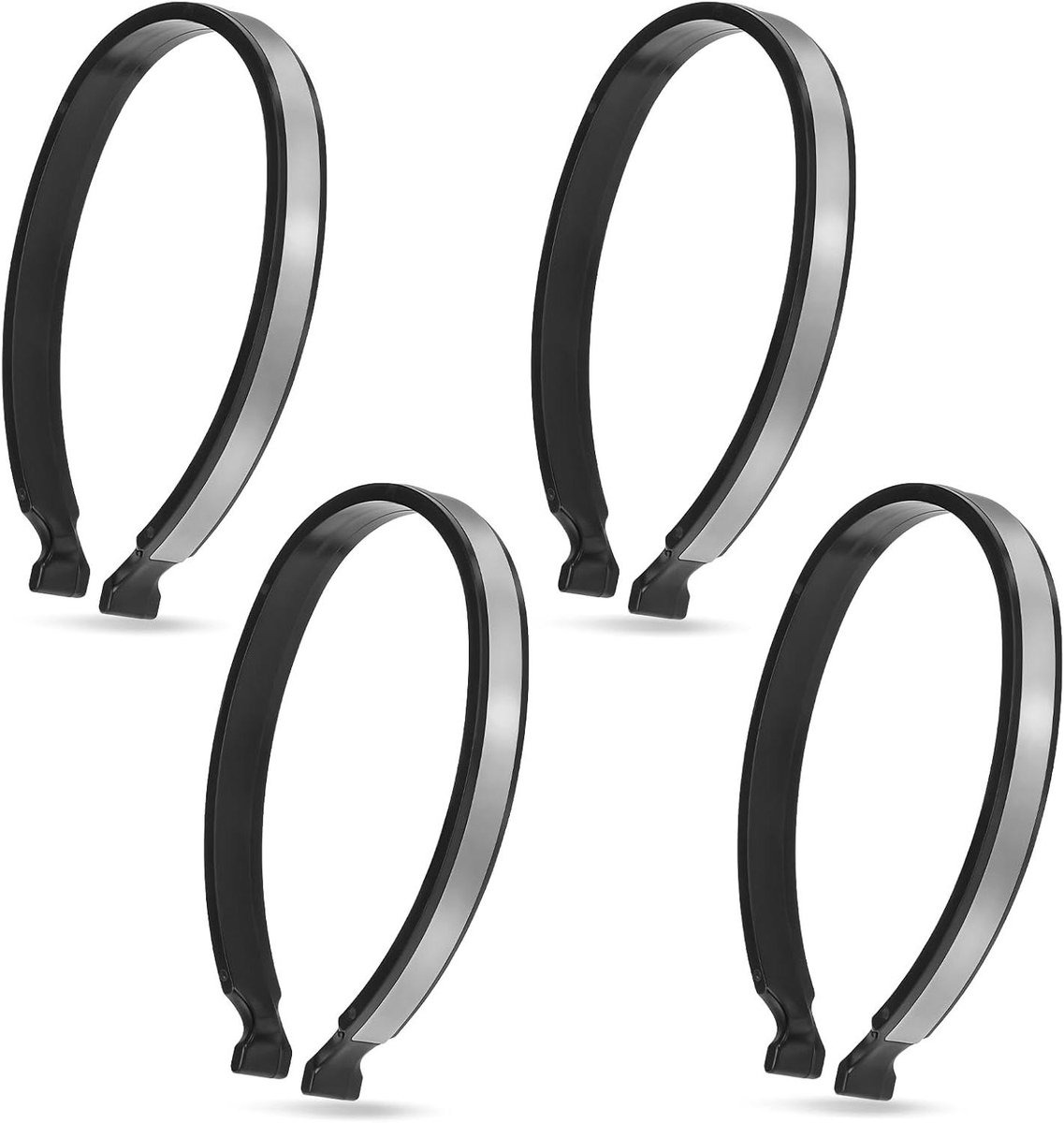 Ronte - Fiets Reflectoren Broekklemmen Set voor Nachtzicht Dames en Heren.
