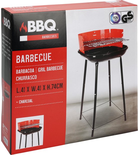 BBQ/Houtskoolbarbecue - Half Open - 85 cm van MAXXgarden — afbeelding 2
