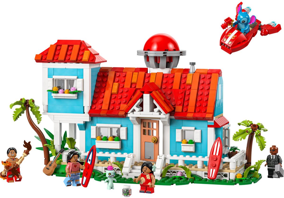LEGO® Disney Lilo en Stitch Strandhuis - 43268 — afbeelding 11