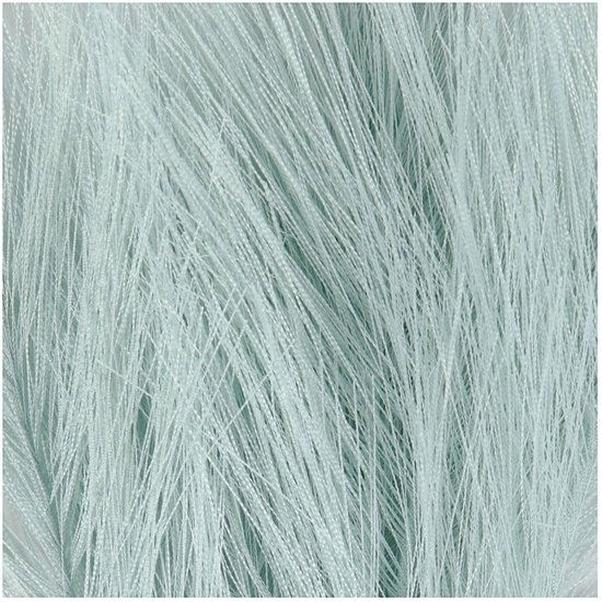 Plumes artificielles L: 15 cm l: 8 cm bleu clair 10 pièces