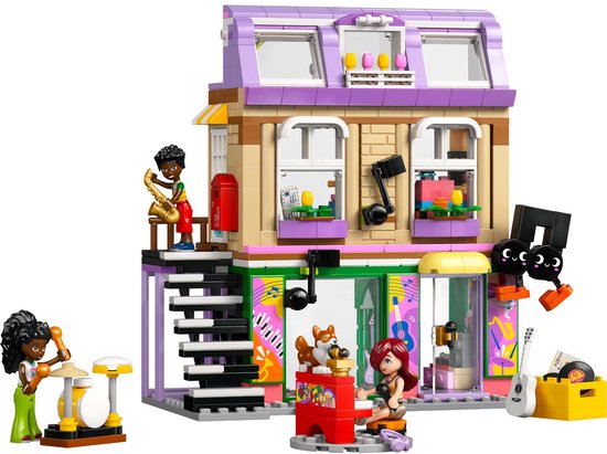 LEGO Friends Kit de construction de magasin de musique et d'appartement pour Enfants - 42653
