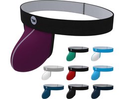 RM Real Men Boxer Brief Nylon Pouch - Jockstrap voor Heren, 4-delig Pakket (Wit, Zwart, Grijs, Cyaan)