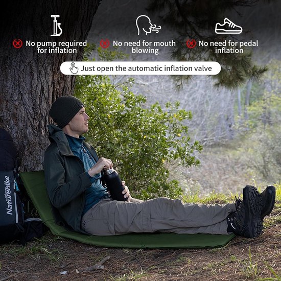 Zelfopblazende Slaapmat 5 cm Dik - Isomat voor Kamperen, Trekking en Wandelen van Merkloos — afbeelding 5