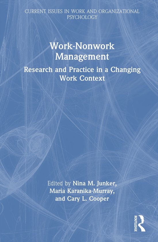 Current Issues in Work and Organizational Psychology- Work-N ... - cover