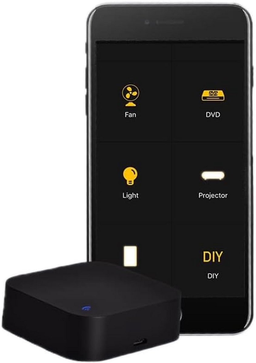 Universele Wifi IR Afstandsbediening voor TV, Airco, DVD - Smart Home Hub met Tuya App & Voice Control
