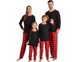 Gepersonaliseerde Familie Kerstpyjama Sets - Maatwerk Slaapkleding met Foto en Tekst