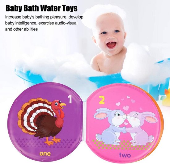 Watervast Baby Badboek voor Peuters: Leer- en Speelgoed voor in Bad — afbeelding 3