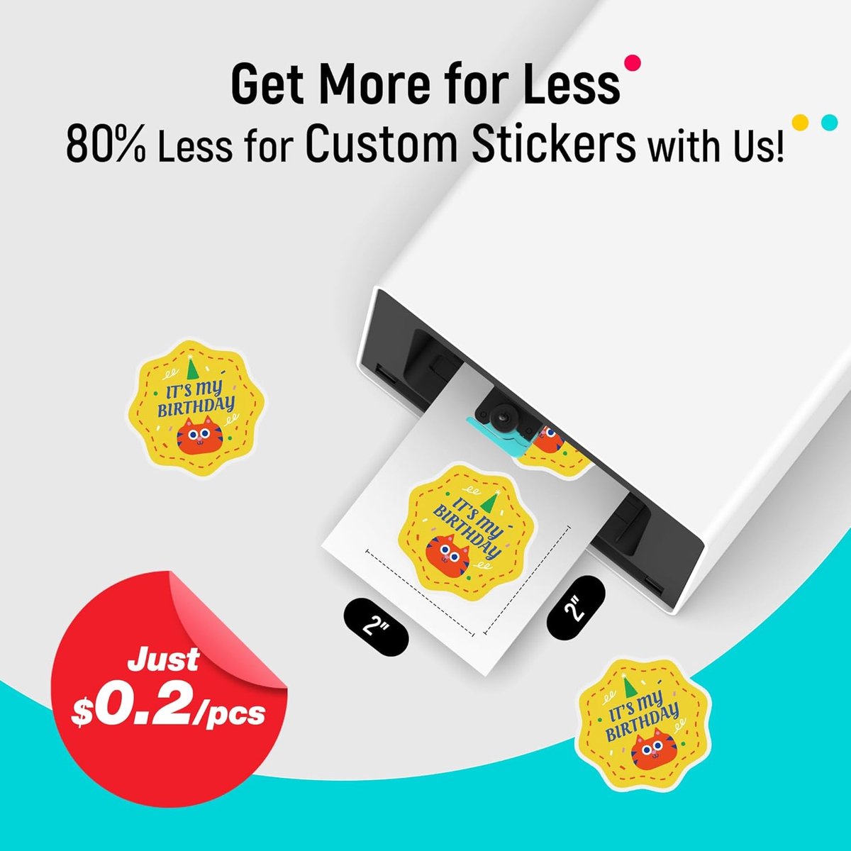Liene PixCut S1 Fotoprinter – Photo Sticker Printer & Cutter — afbeelding 6