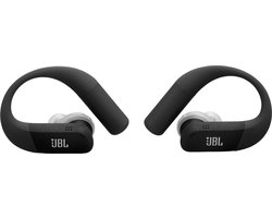 JBL Endurance Peak 4 - Sport Oordopjes - Draadloos Bluetooth - In ear - Oortjes met Oorhaak - Hardlopen - 48 uur - IP68 - Waterbestendig - Zwart & Grijs
