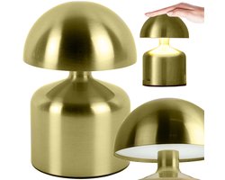 Oplaadbare Lampjes Tafel - Nachtlampje op Batterij - Horecalampje - Incl. Oplaadkabel - Goud - Retro
