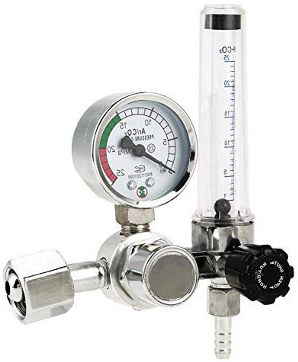 Drukregelaar voor lassen met doorstroommeter - Argon, 0-25MPa, 25l/min, G5/8 ingang