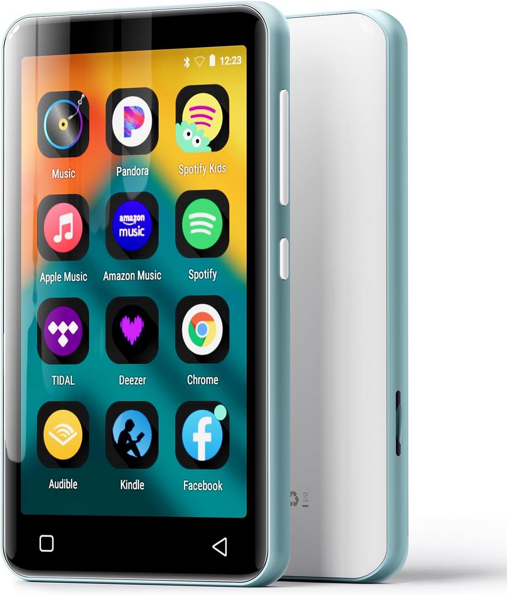 MP3 Speler met Bluetooth, WiFi en 4 Inch Touchscreen (80GB Uitbreidbaar tot 1TB)