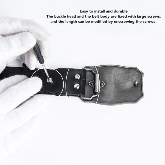 Mens riem Thor hamer gesp, Western Cowboy riemen voor mannen, lederen riem met Viking Thor's hamer patroon ronde legering gesp vintage riem,zwart,105CM/41.3 Mens riem Thor hamer gesp, Western Cowboy riemen voor mannen, lederen riem met Viking Thor's hamer patroon ronde legering gesp vintage riem,zwart,105CM/41.3