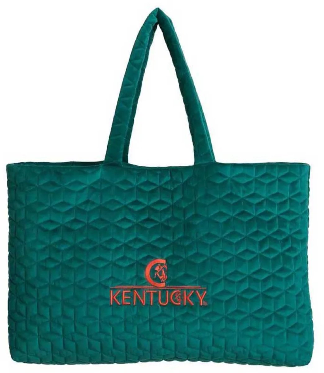 Kentucky Velvet Logo Stoffentas Groen