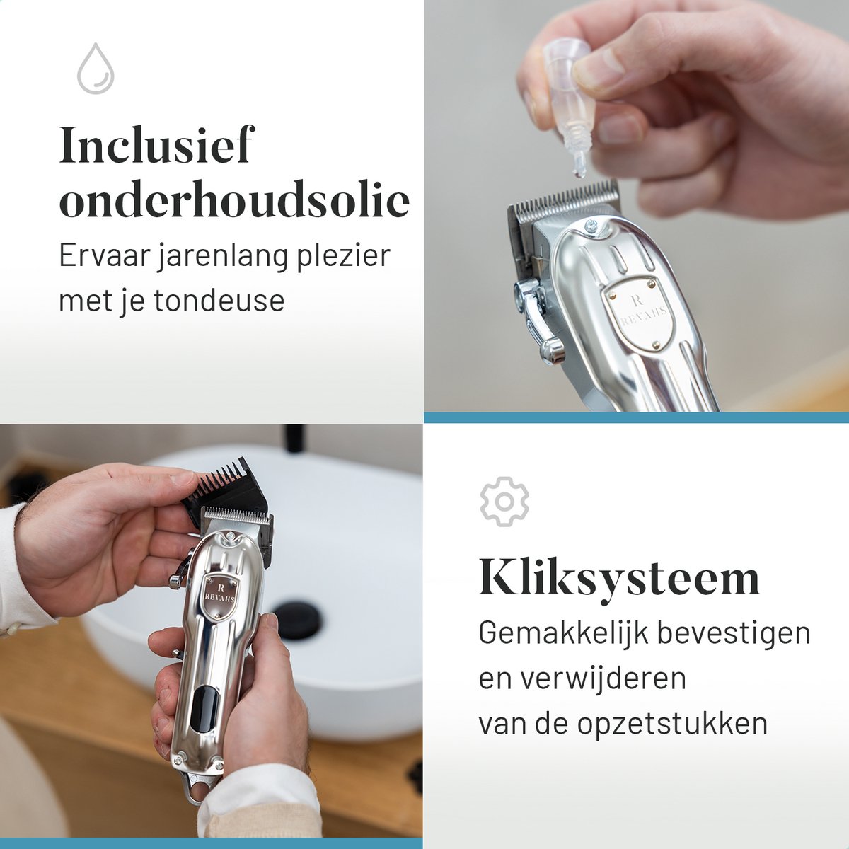 Revahs Pro Set tondeuse voor haar en baard thumbnail 3
