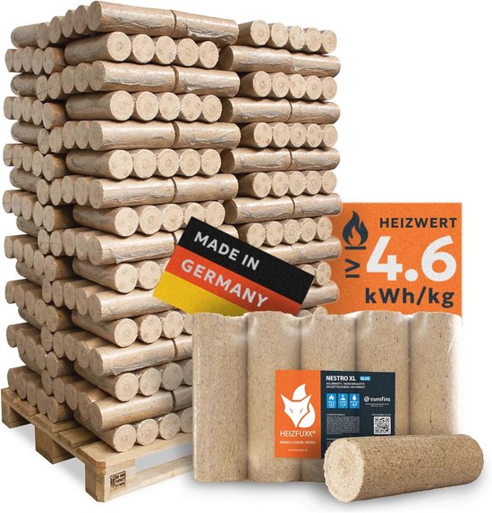 Houtbriketten 100% Eikenhout - Homé Hout BV