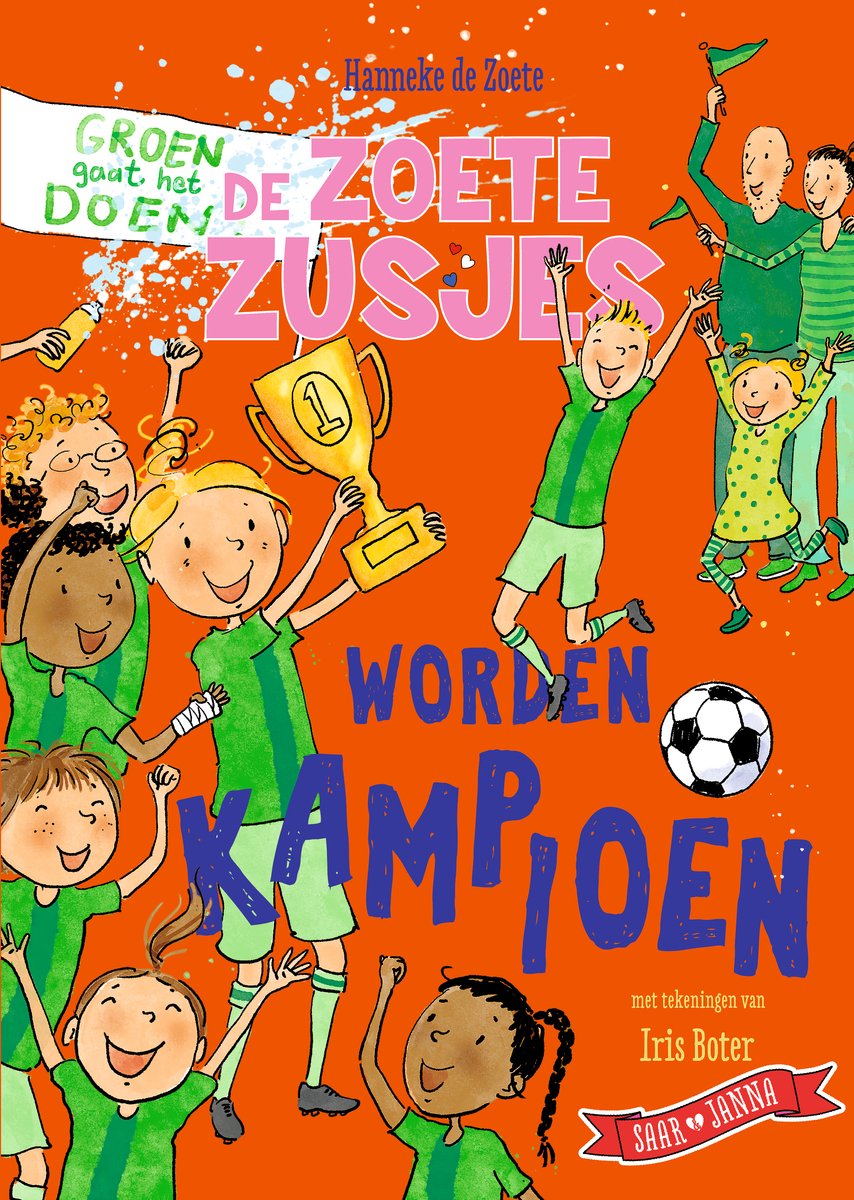 Omslag van De Zoete Zusjes - De Zoete Zusjes worden kampioen