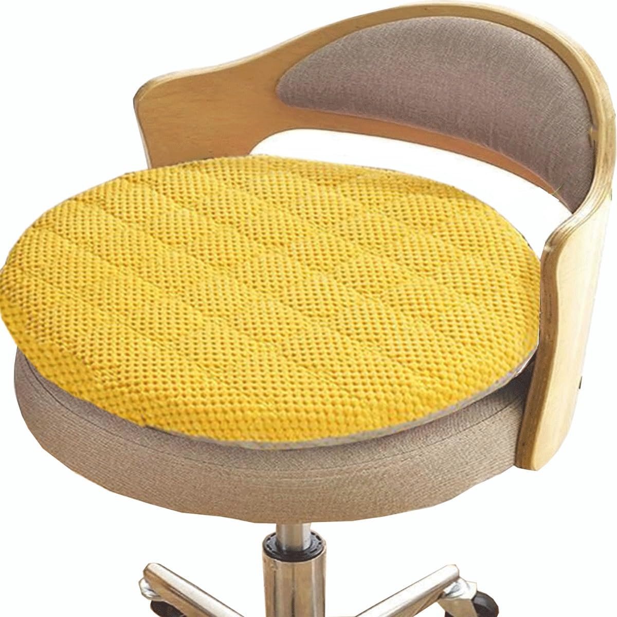 Comfortabele Ronde Tuin- en Eetkamerstoelkussens - Antislip Kussens voor Binnen en Buiten