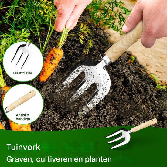 longziming -Tuingereedschap - Hoogwaardige 5-delige Set - Plantenschep - Tuinschep - Duurzaam Materiaal - Ergonomisch Handvat - Lichtgewicht - Ideaal voor Planten en Bloemen van longziming — afbeelding 3