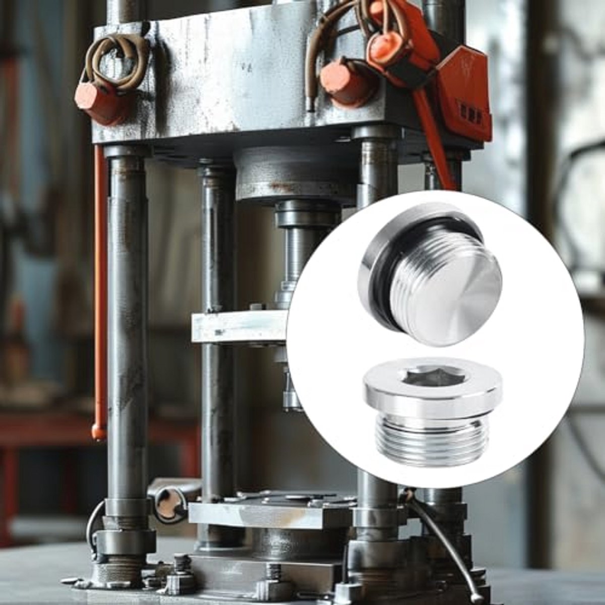 4 stuks G1/2 inch blindstoppen met rubberen afdichting voor radiatorstop en buisafdichting