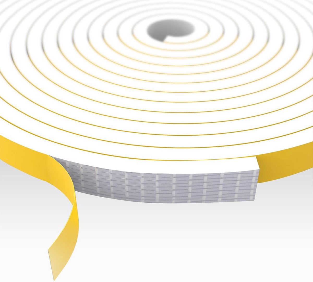Tochtstrip voor ramen en deuren - 10 m lange zelfklevende schuimtape voor optimale isolatie