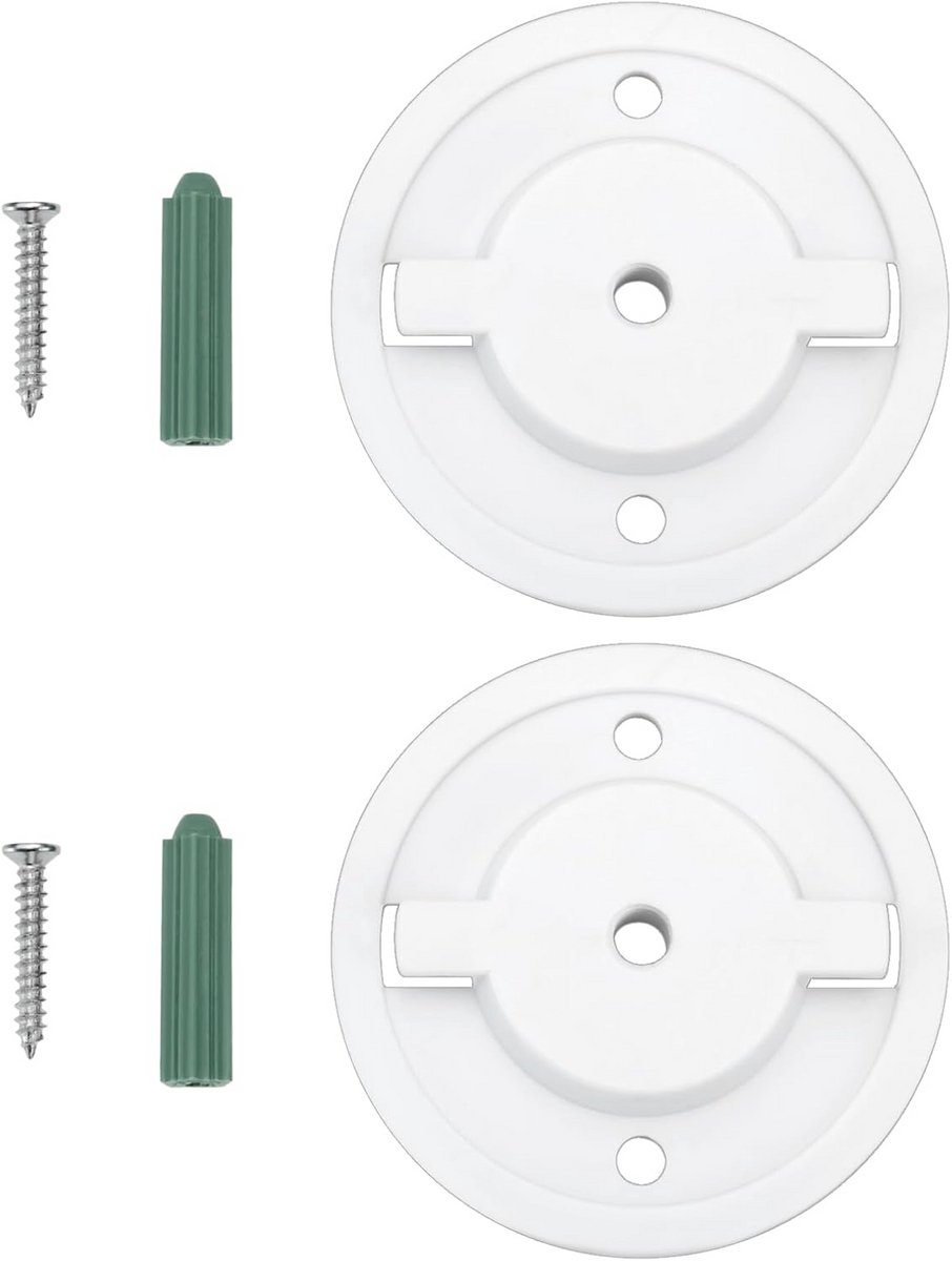 Smart Camera Wandmontage Base 2 Set Compatibel met Tapo C200 en C210 - Wit 55 cm