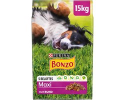 Bonzo Adult Maxi - Hondenvoer Droogvoer - Rund - 15 kg