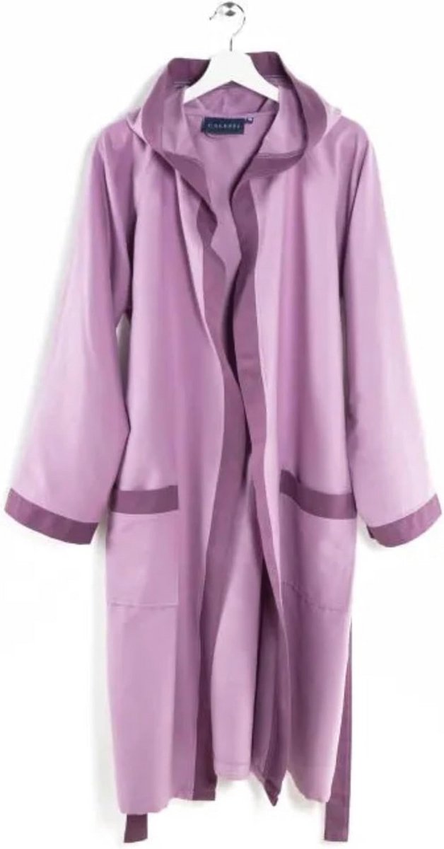 Bicolor microfibre badjas van hoge kwaliteit