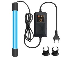 UV Sterilisator Licht voor Aquarium met Timer en Zuignap - 9W Waterzuiveraar