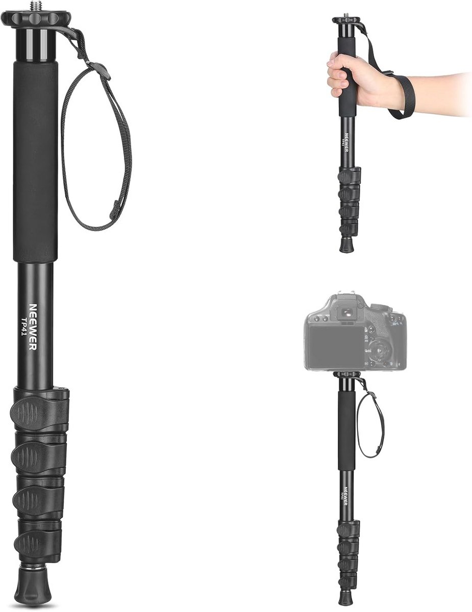Camera Monopod Stand 155cm Aluminium Reizen Video Statief