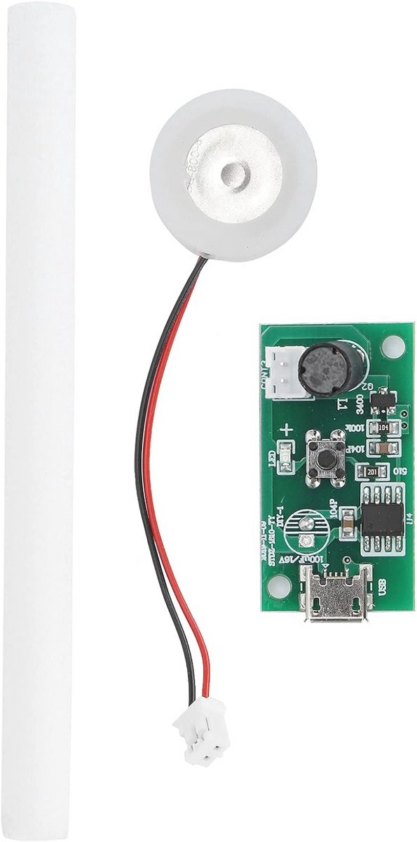 Mini USB Luchtbevochtiger met Tijdschakelaar - DIY Verstuiverplaat voor Thuis en Kantoor