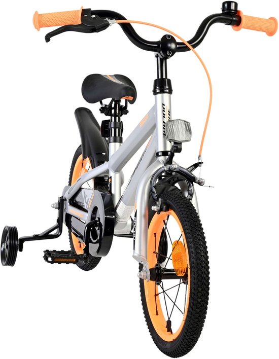 Volare Rocky Kinderfiets - Jongens - 14 inch - Grijs van Volare — afbeelding 2