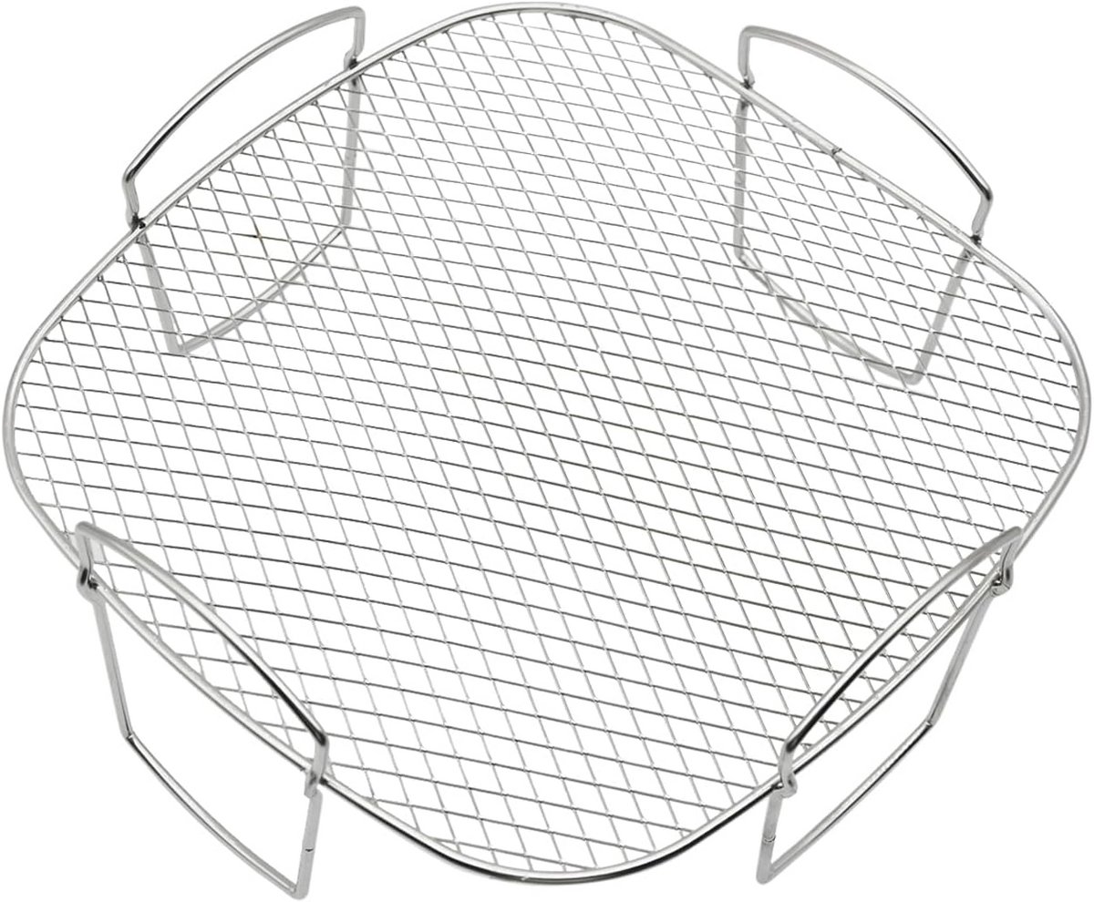 Multifunctioneel Airfryer Accessoires en Roestvrij Staal Grillrooster