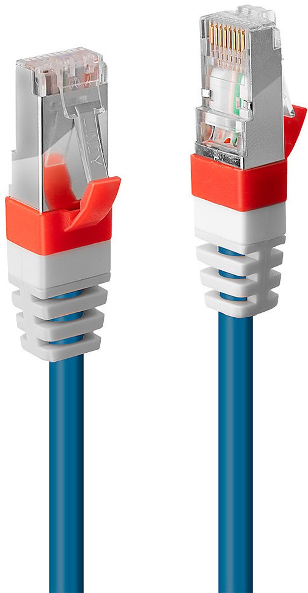 Lindy Cat.6 (A) SSTP / S/FTP PIMF Premium 1.0m netwerkkabel 1 m Blauw
