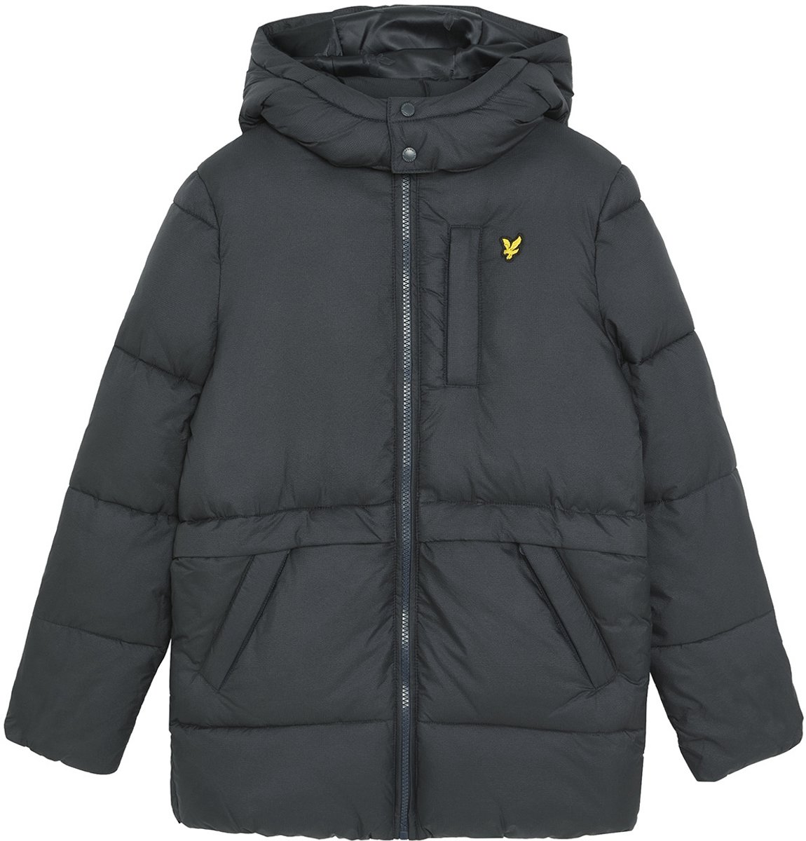 Lyle & Scott winter winterjas jongens - donker navy blauw - puffer, gewatteerd