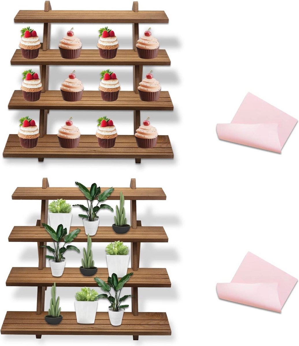 Houten Displaystandaard voor Collecties en Decoratie | Multifunctioneel en Stijlvol