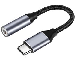 GELLDG Koptelefoonaansluitingadapter - USB-C naar 3,5 mm - Ingebouwde Hi-Res DAC-chip - Compatibel met iPhone 16/17 Air/Pro/Max, Samsung Galaxy S24 S23 S22 Note 20 S20, Pixel, iPad Mini, Huawei