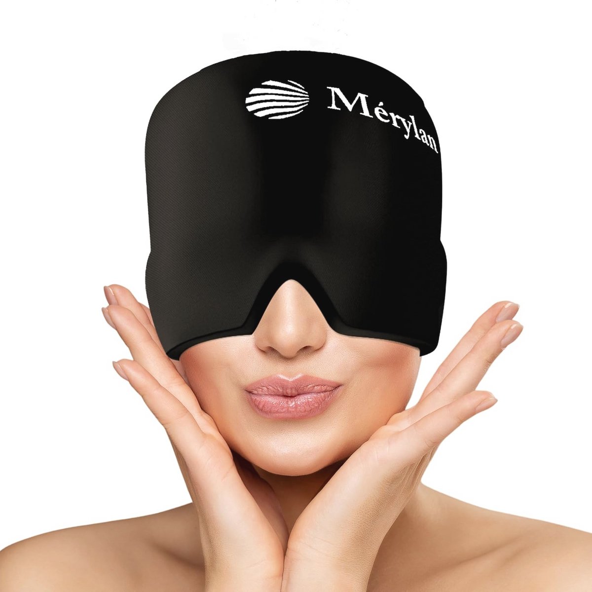 Herbruikbaar anti-migrainemuts met warme/koude gel voor verlichting van hoofdpijn en spanning